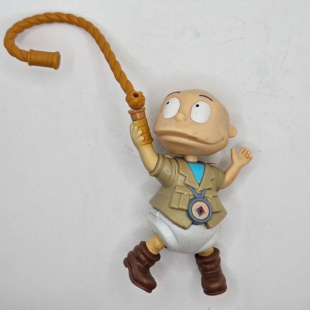Vintage 1998 Rugrats Tommy Pickles Safari Burger King Kids Club Pull Toy